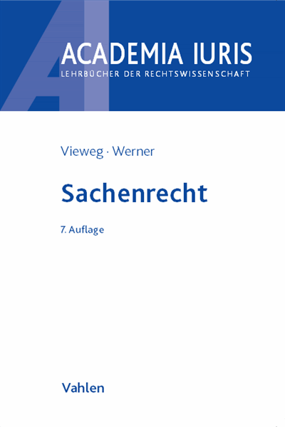 Cover des Buchs: Sachenrecht