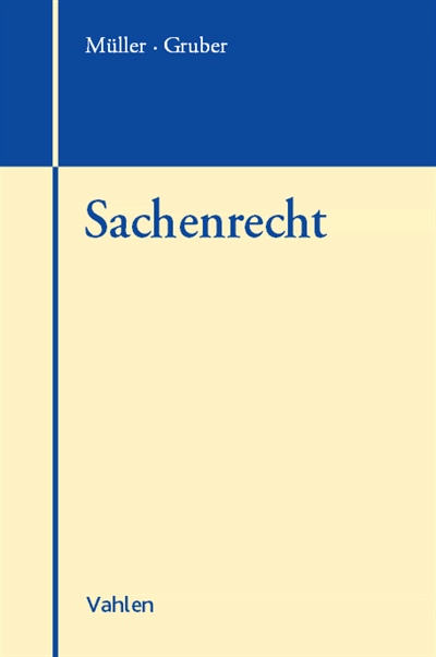 Cover des Buchs: Sachenrecht