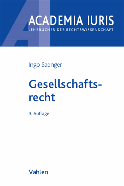 Cover des Buchs: Gesellschaftsrecht