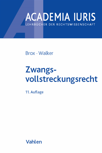 Cover des Buchs: Zwangsvollstreckungsrecht
