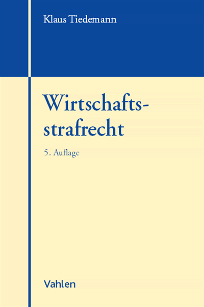 Cover des Buchs: Wirtschaftsstrafrecht