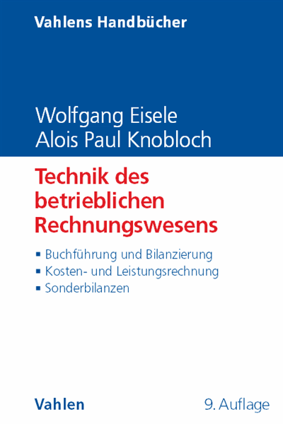 Cover of book: Technik des betrieblichen Rechnungswesens