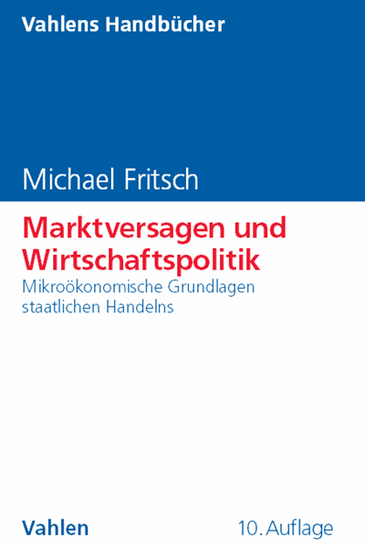 Cover of book: Marktversagen und Wirtschaftspolitik