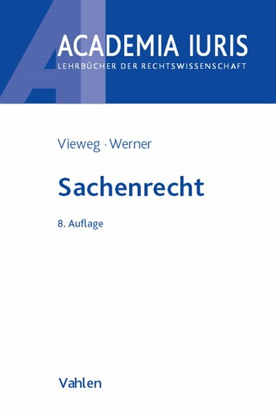 Cover des Buchs: Sachenrecht