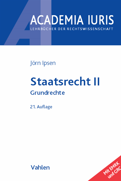 Cover des Buchs: Staatsrecht II