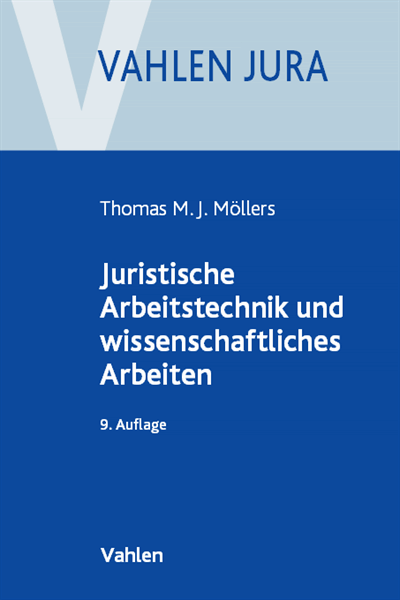 Cover of book: Juristische Arbeitstechnik und wissenschaftliches Arbeiten