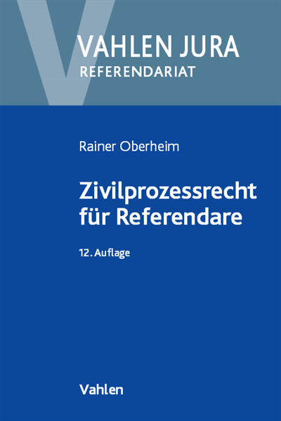 Cover of book: Zivilprozessrecht für Referendare