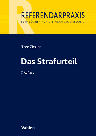 Cover of book: Das Strafurteil