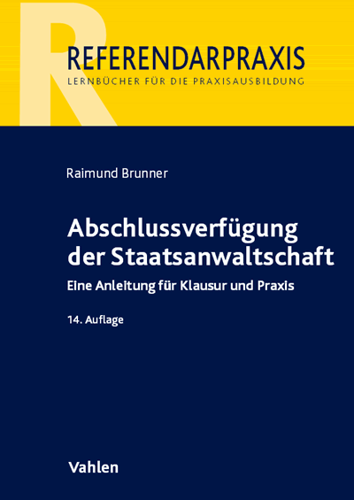 Cover of book: Abschlussverfügung der Staatsanwaltschaft