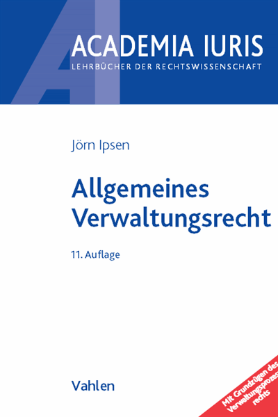 Cover des Buchs: Allgemeines Verwaltungsrecht