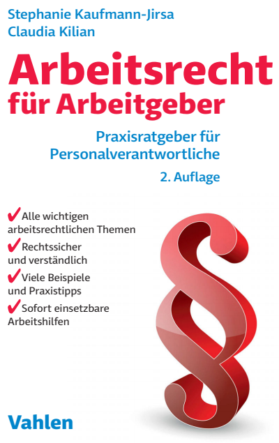 Cover of book: Arbeitsrecht für Arbeitgeber
