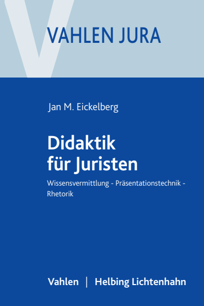 Cover of book: Didaktik für Juristen