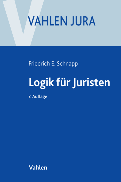 Cover of book: Logik für Juristen