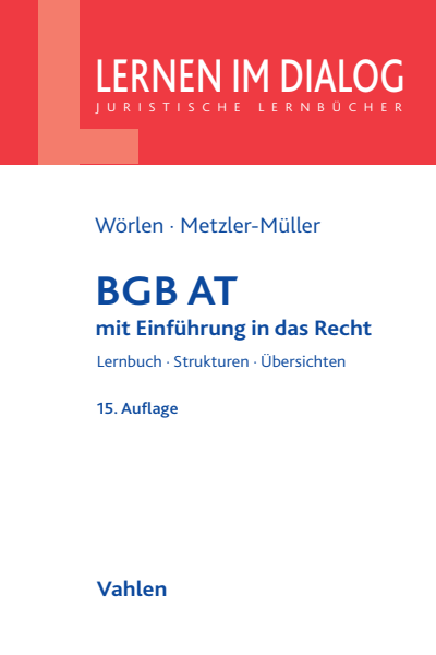 Cover des Buchs: BGB AT