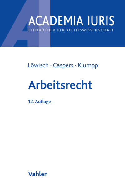 Cover des Buchs: Arbeitsrecht