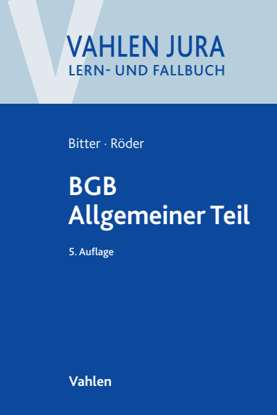 Cover of book: BGB Allgemeiner Teil
