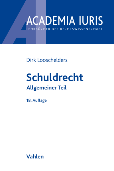 Cover des Buchs: Schuldrecht Allgemeiner Teil