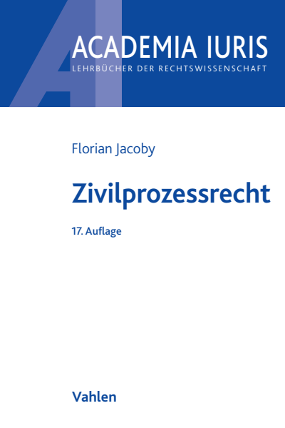 Cover des Buchs: Zivilprozessrecht