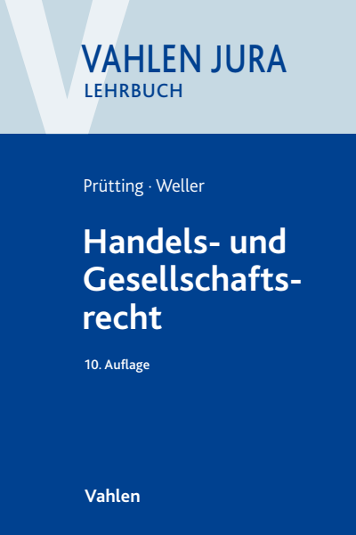 Cover des Buchs: Handels- und Gesellschaftsrecht