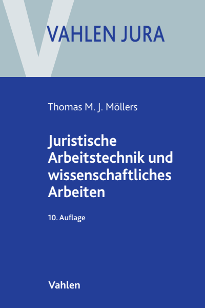Cover of book: Juristische Arbeitstechnik und wissenschaftliches Arbeiten