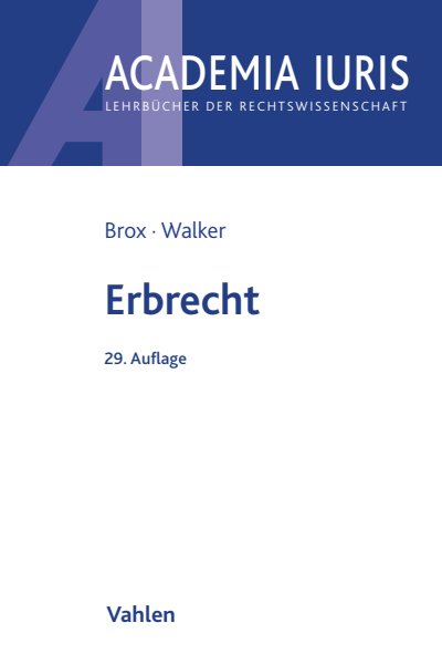Cover des Buchs: Erbrecht