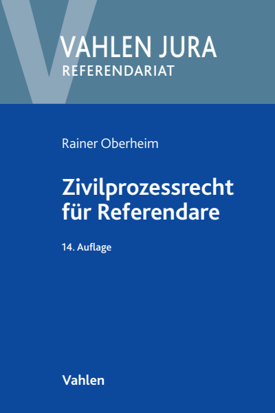 Cover des Buchs: Zivilprozessrecht für Referendare