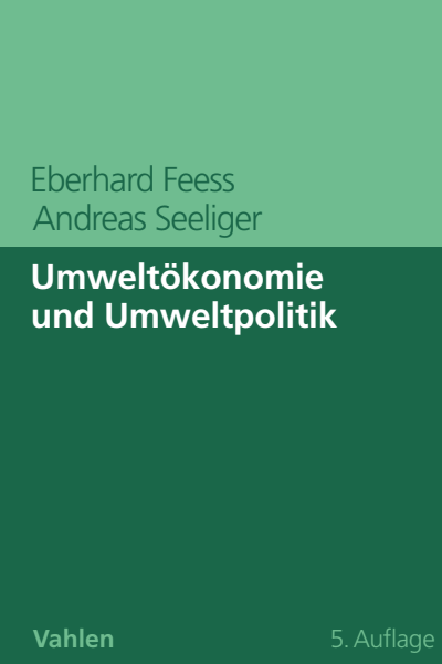 Cover of book: Umweltökonomie und Umweltpolitik