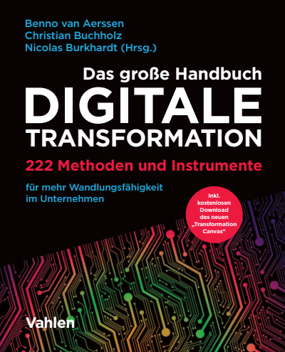 Cover des Buchs: Das große Handbuch Digitale Transformation