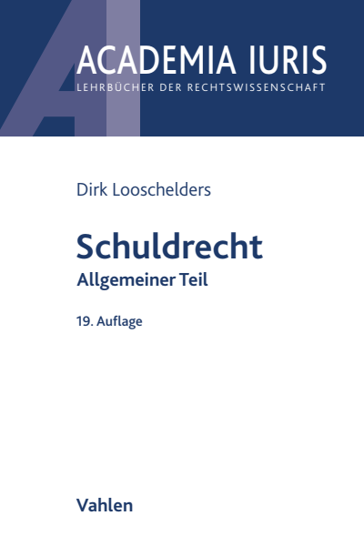 Cover des Buchs: Schuldrecht Allgemeiner Teil