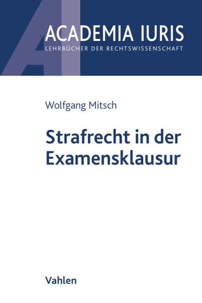 Cover des Buchs: Strafrecht in der Examensklausur