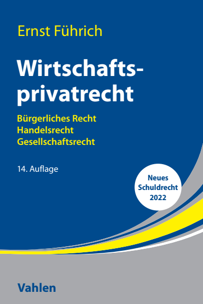 Cover of book: Wirtschaftsprivatrecht