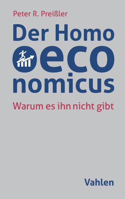Cover of book: Der Homo oeconomicus