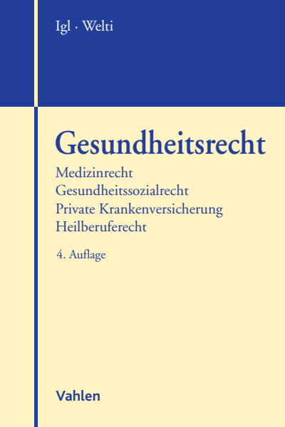 Cover des Buchs: Gesundheitsrecht