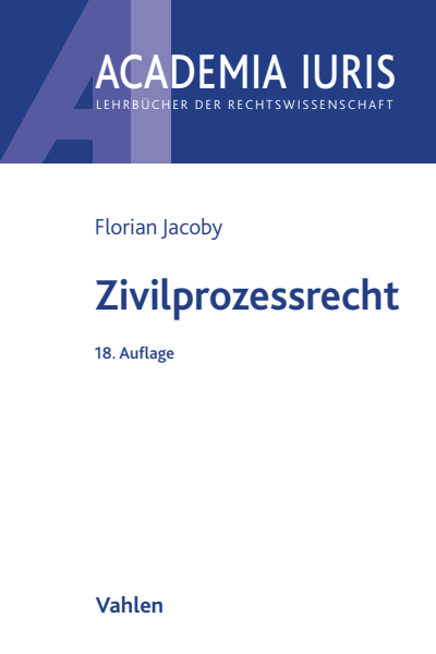 Cover des Buchs: Zivilprozessrecht