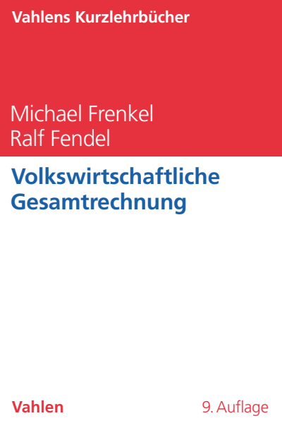 Cover of book: Volkswirtschaftliche Gesamtrechnung