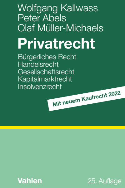 Cover of book: Privatrecht