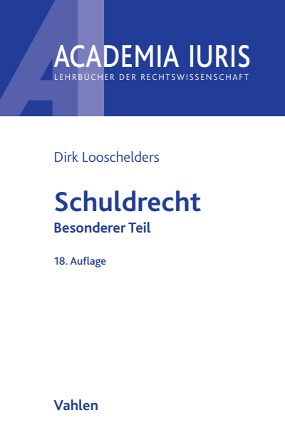Cover des Buchs: Schuldrecht Besonderer Teil
