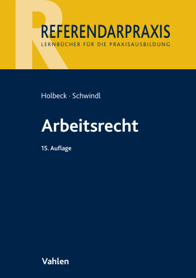 Cover of book: Arbeitsrecht