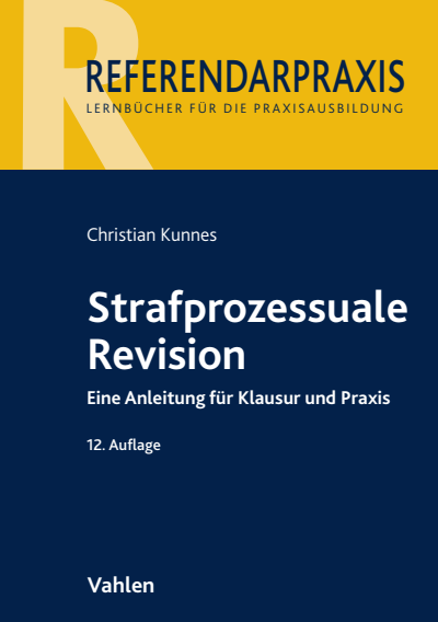 Cover of book: Strafprozessuale Revision