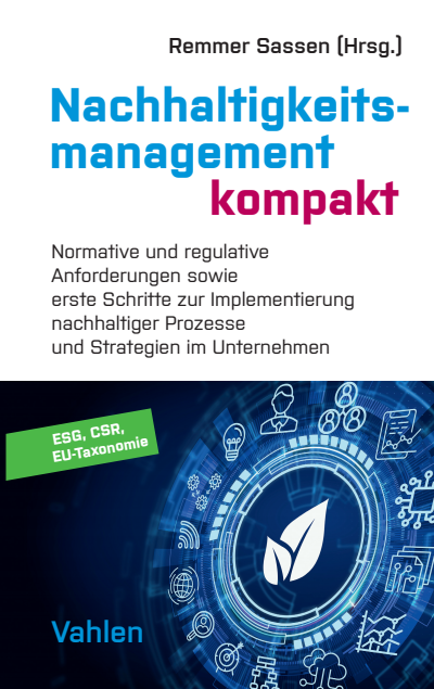 Cover des Buchs: Nachhaltigkeitsmanagement kompakt
