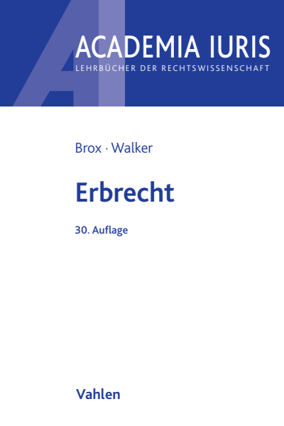 Cover des Buchs: Erbrecht