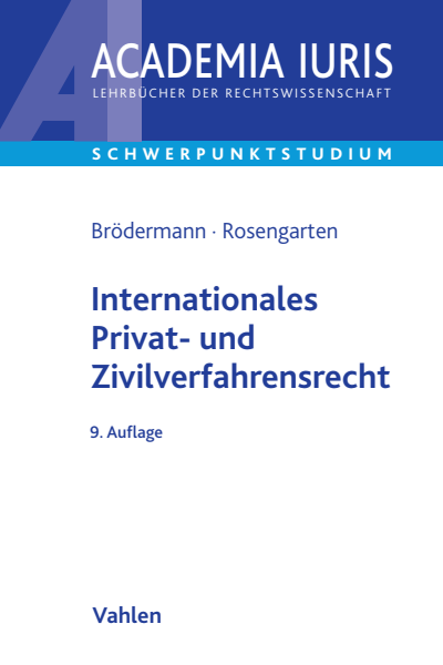 Cover of book: Internationales Privat- und Zivilverfahrensrecht