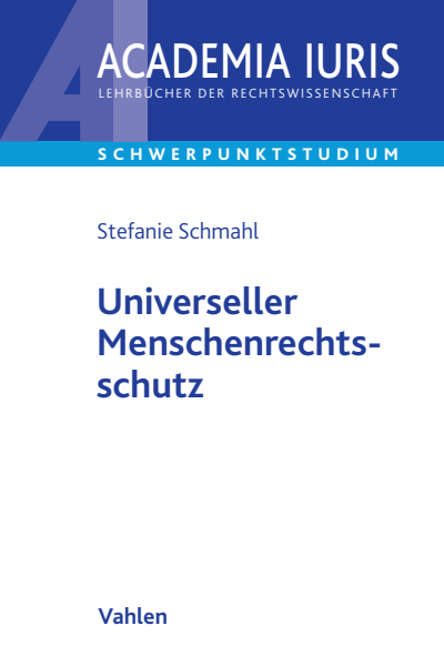 Cover of book: Universeller Menschenrechtsschutz