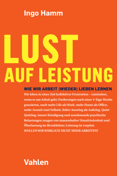 Cover of book: Lust auf Leistung