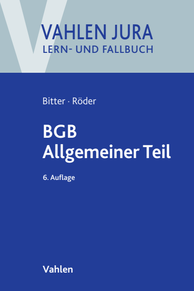 Cover of book: BGB Allgemeiner Teil