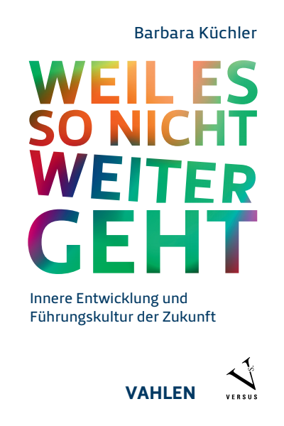 Cover of book: Weil es so nicht weitergeht