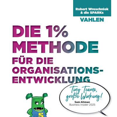 Cover of book: Die 1% Methode für die Organisationsentwicklung