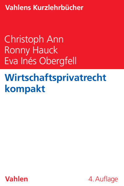 Cover of book: Wirtschaftsprivatrecht kompakt