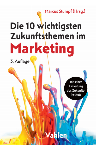 Cover of book: Die 10 wichtigsten Zukunftsthemen im Marketing