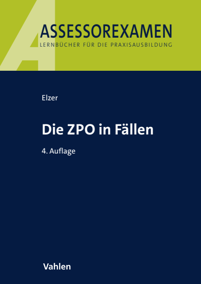 Cover of book: Die ZPO in Fällen